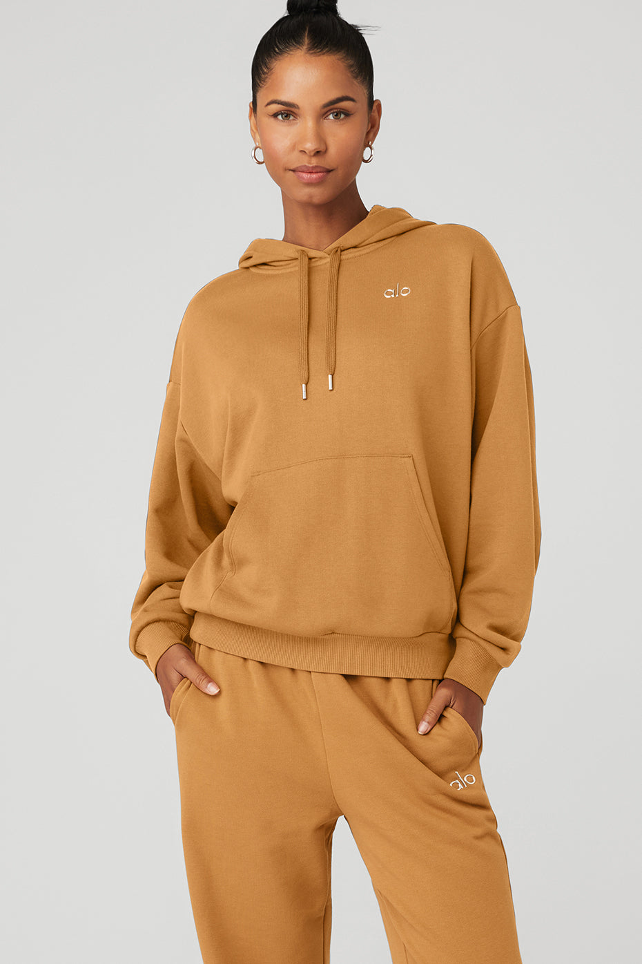 Apricot Orange Women's Alo Yoga Accolade Hoodie | GRA-350824