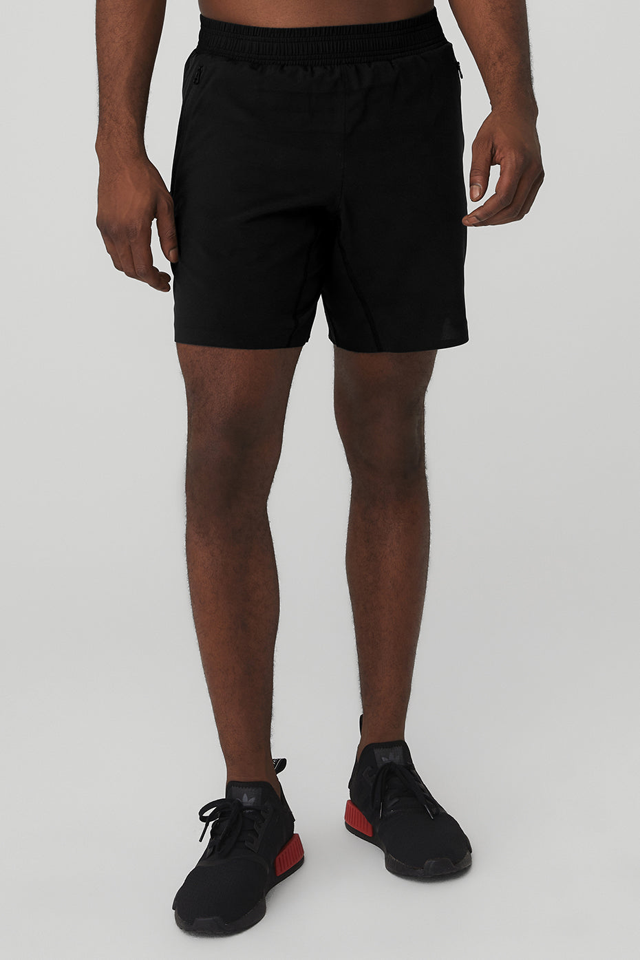 Black Men's Alo Yoga 7” Advance 2-In-1 Shorts | NIC-329546