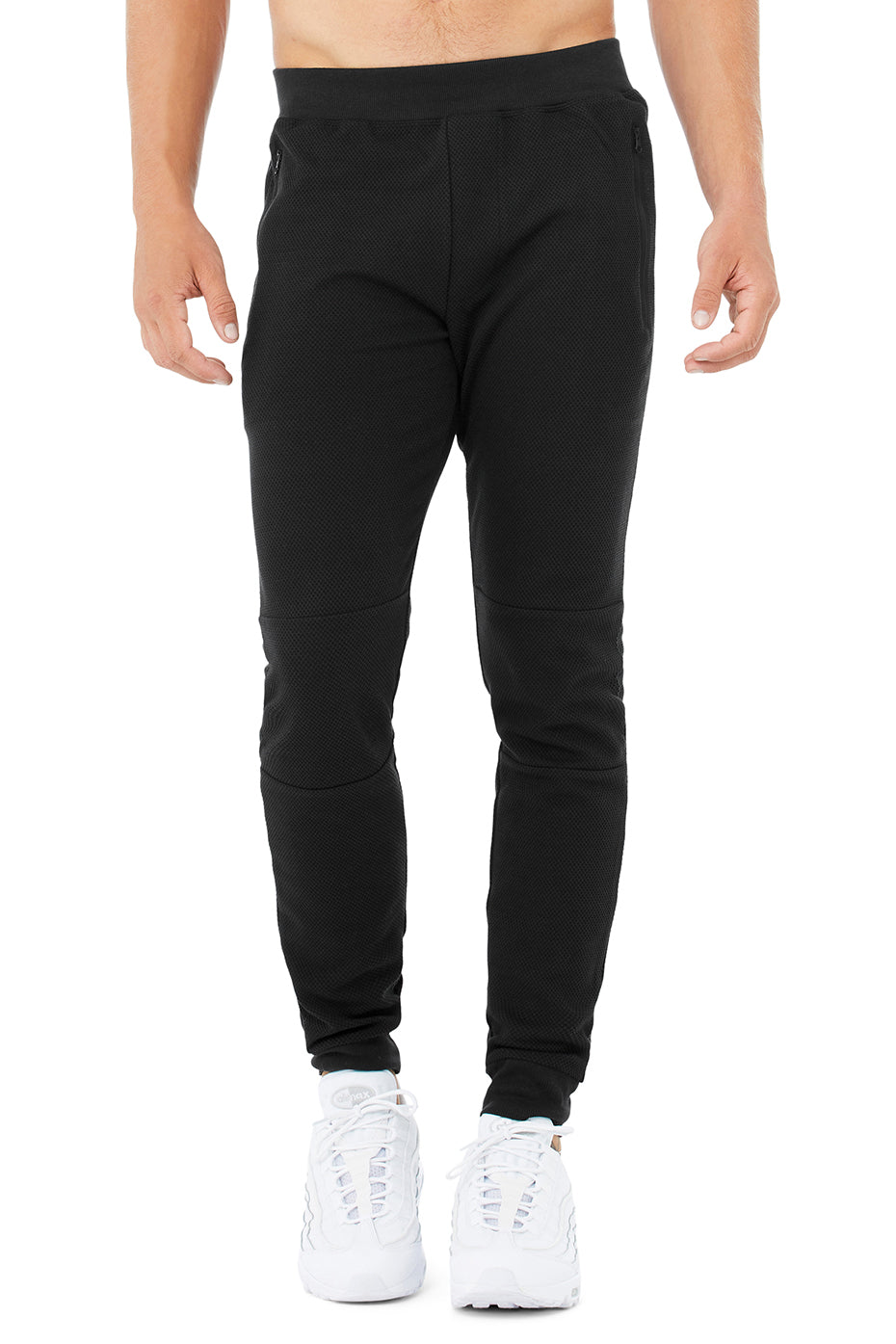 Black Men's Alo Yoga Impel Sweatpants | RNK-174605