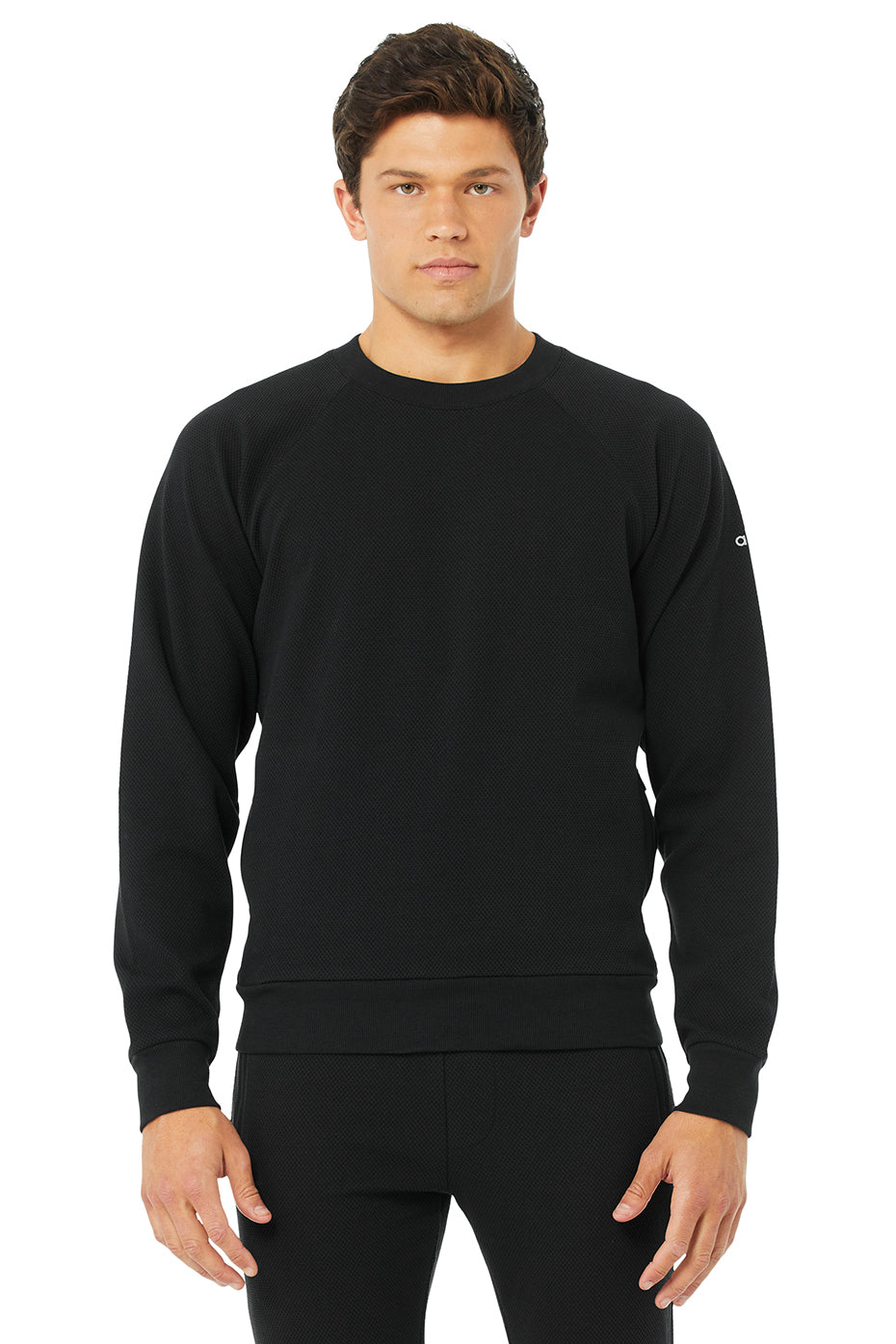 Black Men's Alo Yoga Impel Sweatshirts | CKN-372045