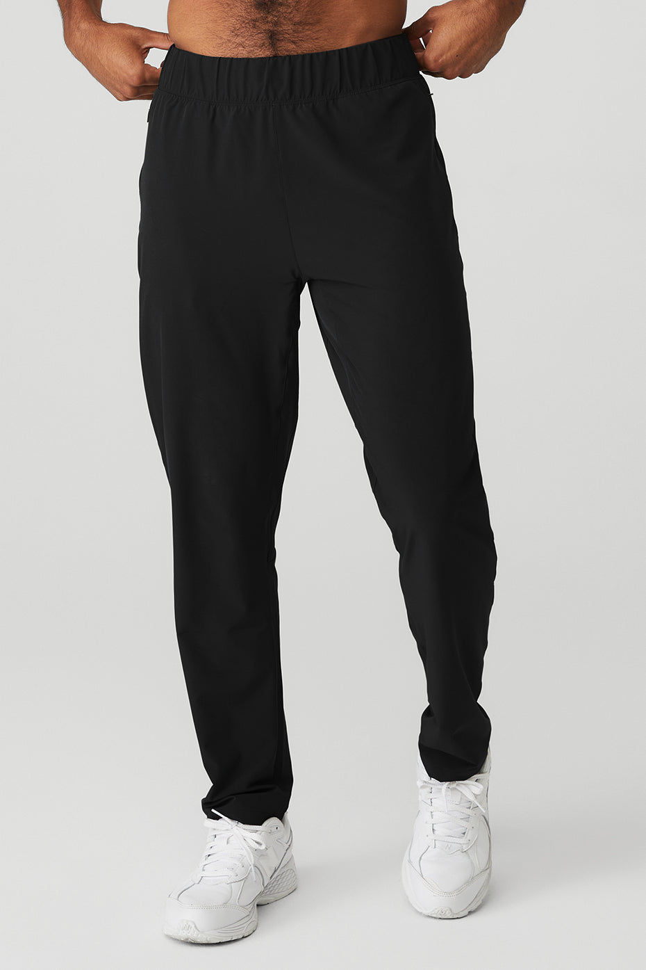Black Men's Alo Yoga Repetition Pants | YLK-293185