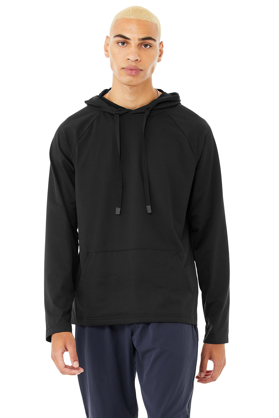 Black Men's Alo Yoga The Conquer Hoodie | MRI-512803
