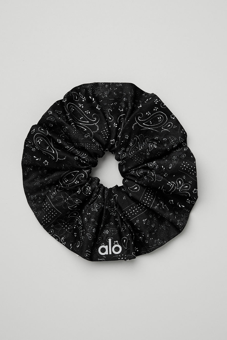 Black Women's Alo Yoga Bandana Oversized Scrunchie Hair Accessories | NTZ-289534