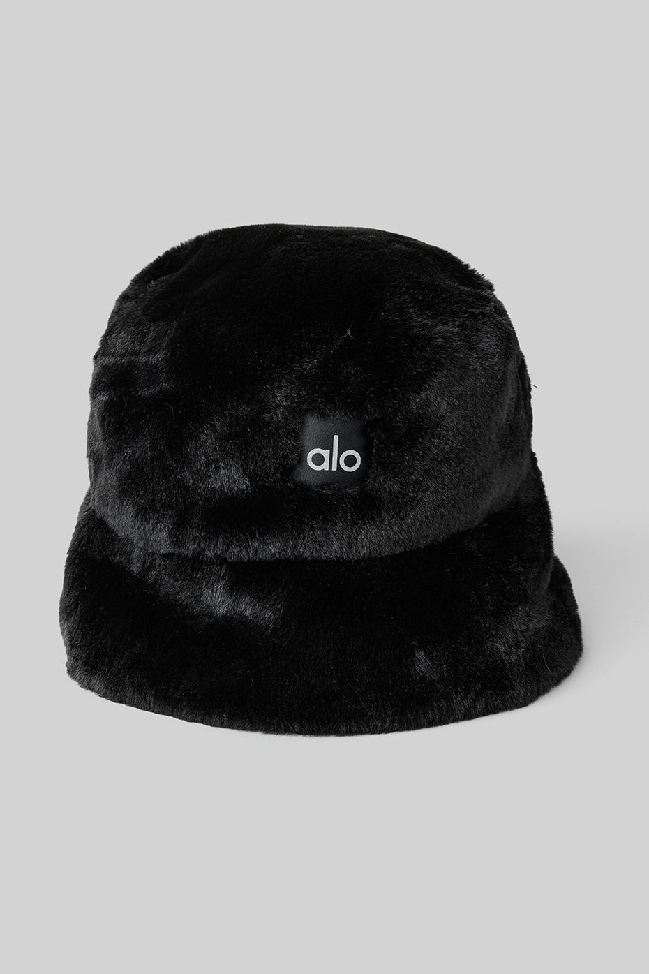 Black Women's Alo Yoga Faux Fur Bucket Hats | HES-648910