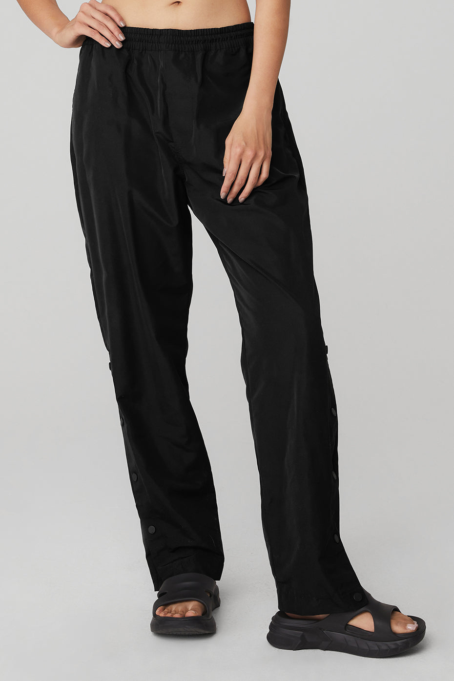 Black Women's Alo Yoga Legend Snap Pants | XPN-610974