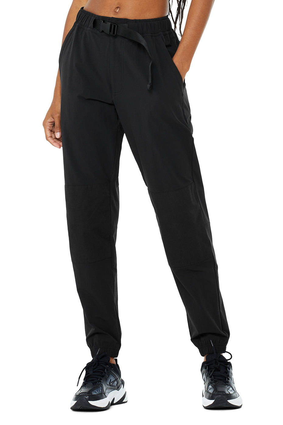 Black Women's Alo Yoga Talus Tech Pants | OKW-685213