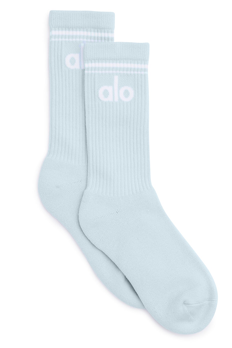 Blue / White Women's Alo Yoga Throwback Socks | EFO-723491