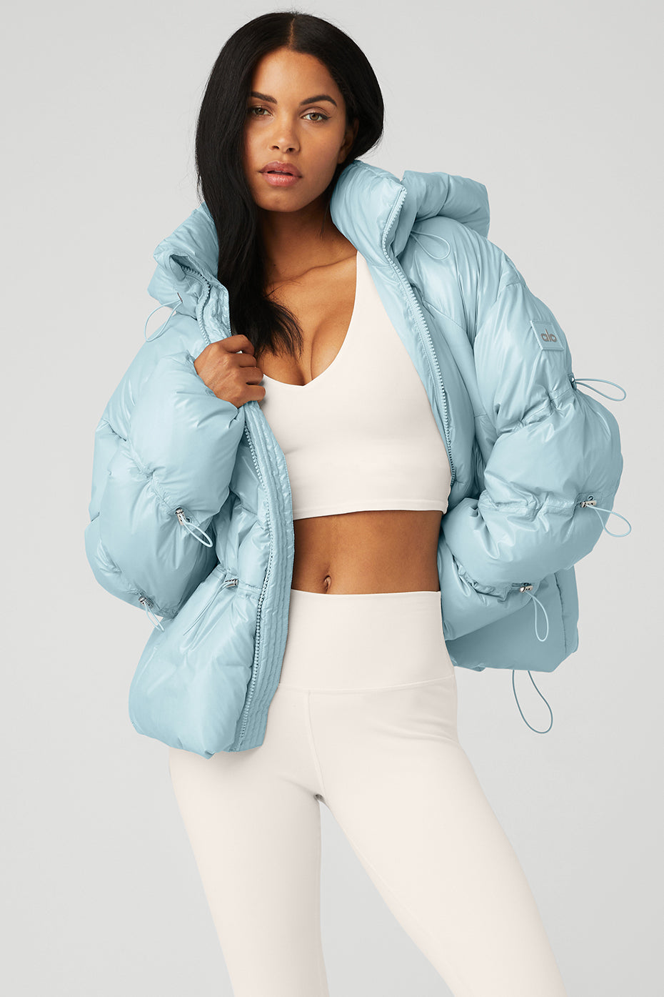 Blue Women's Alo Yoga Stunner Puffer Jackets | WOK-308564