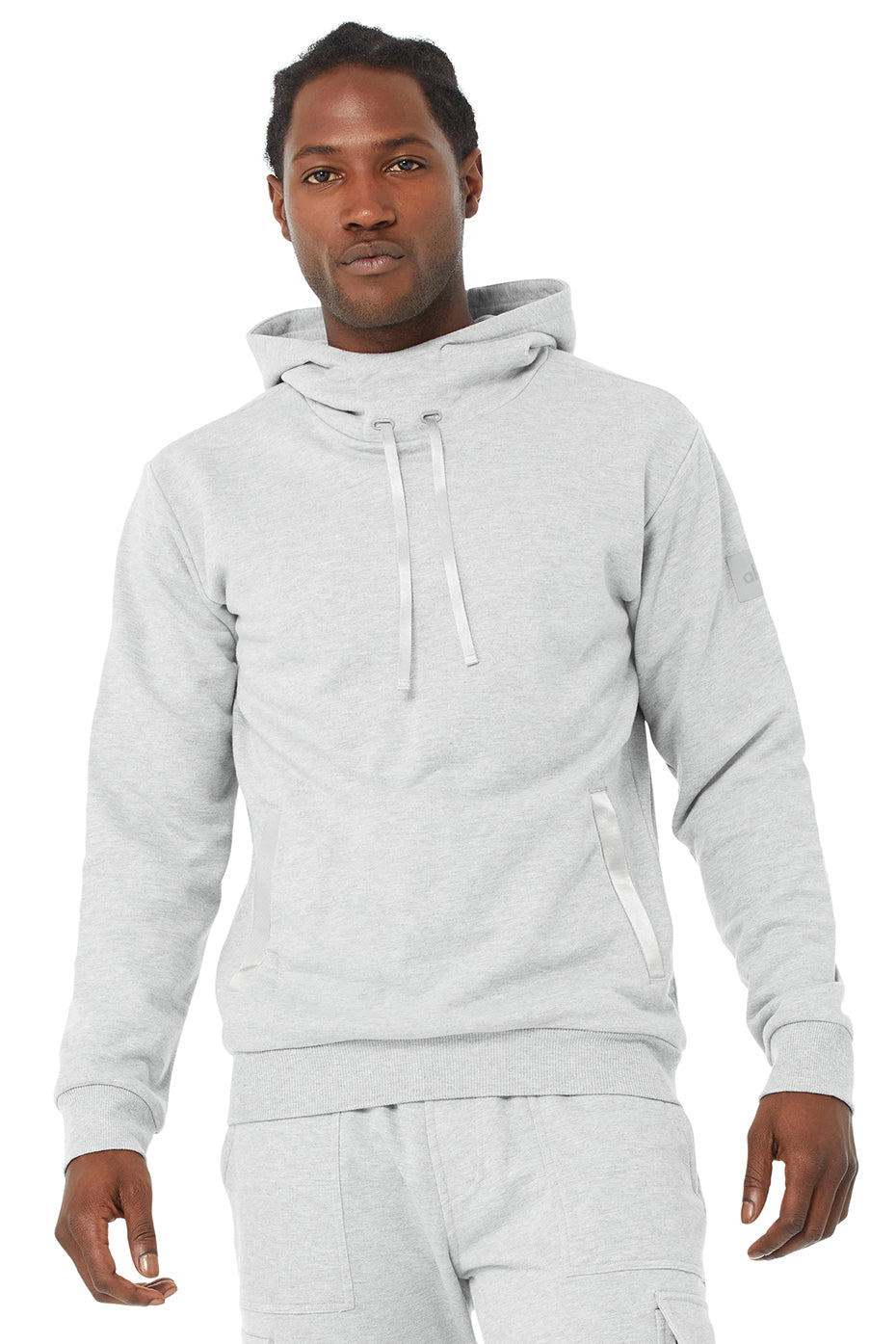 Grey Men's Alo Yoga Highline Hoodie | LTJ-261453