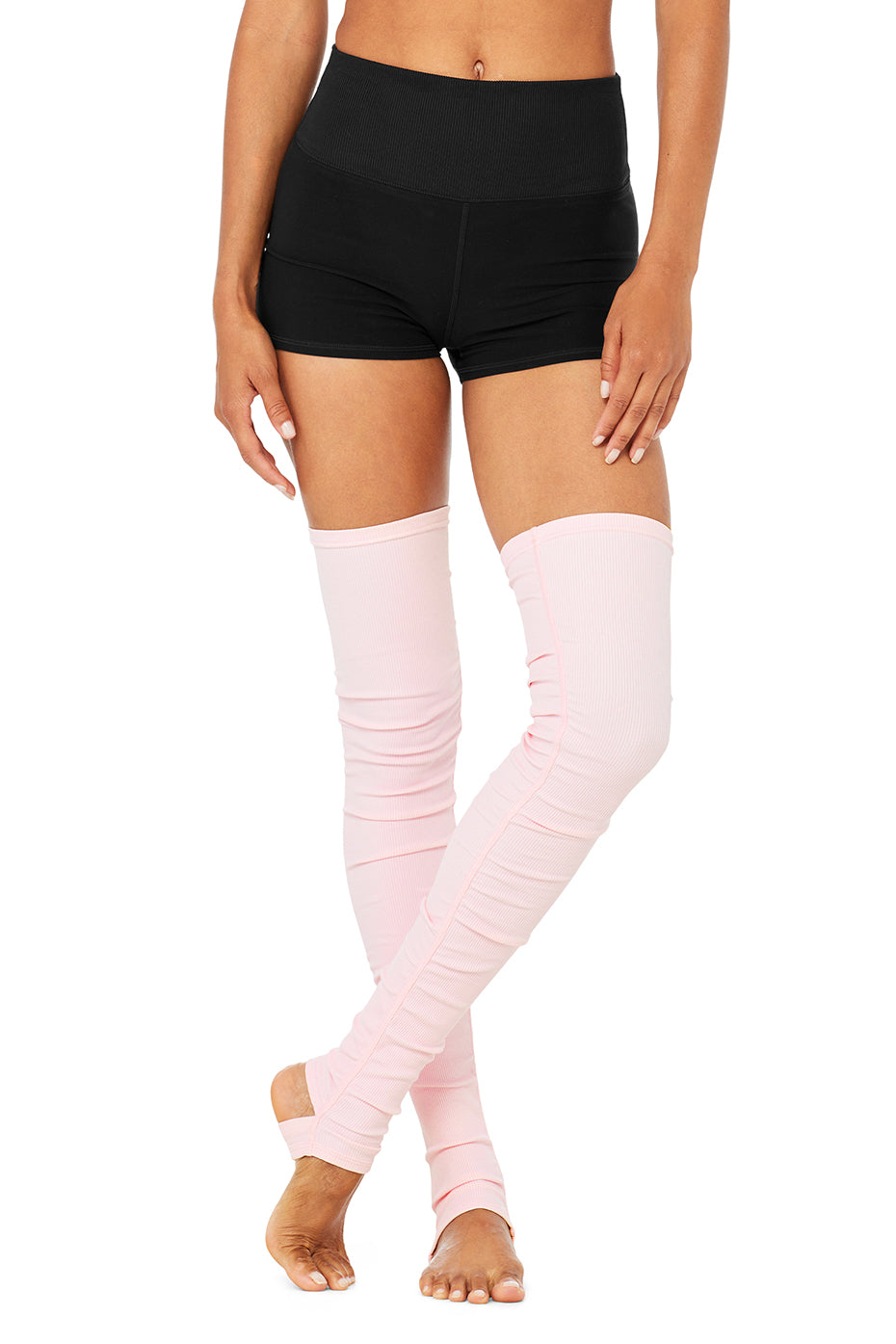 Pink Women's Alo Yoga Goddess Leg Warmer Socks | EZW-690543