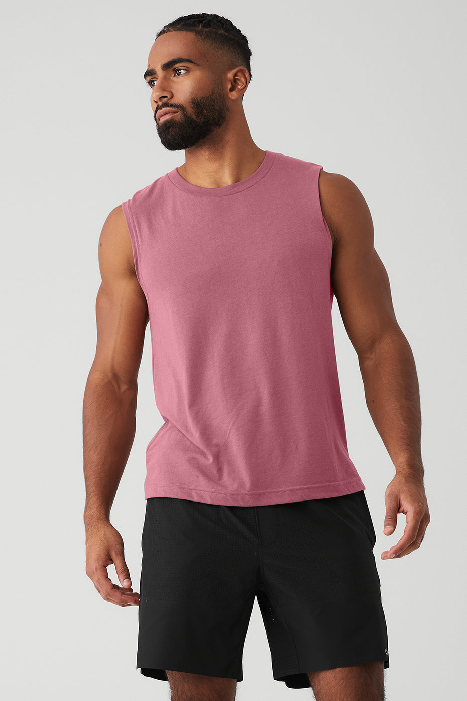 Purple Men's Alo Yoga The Triumph Muscle Tanks | WEF-730891